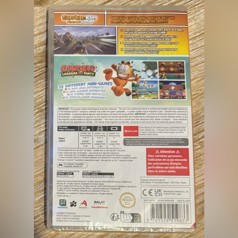 Garfield 2-in-1 Game Collection for Nintendo Switch - Picture 2 of 3